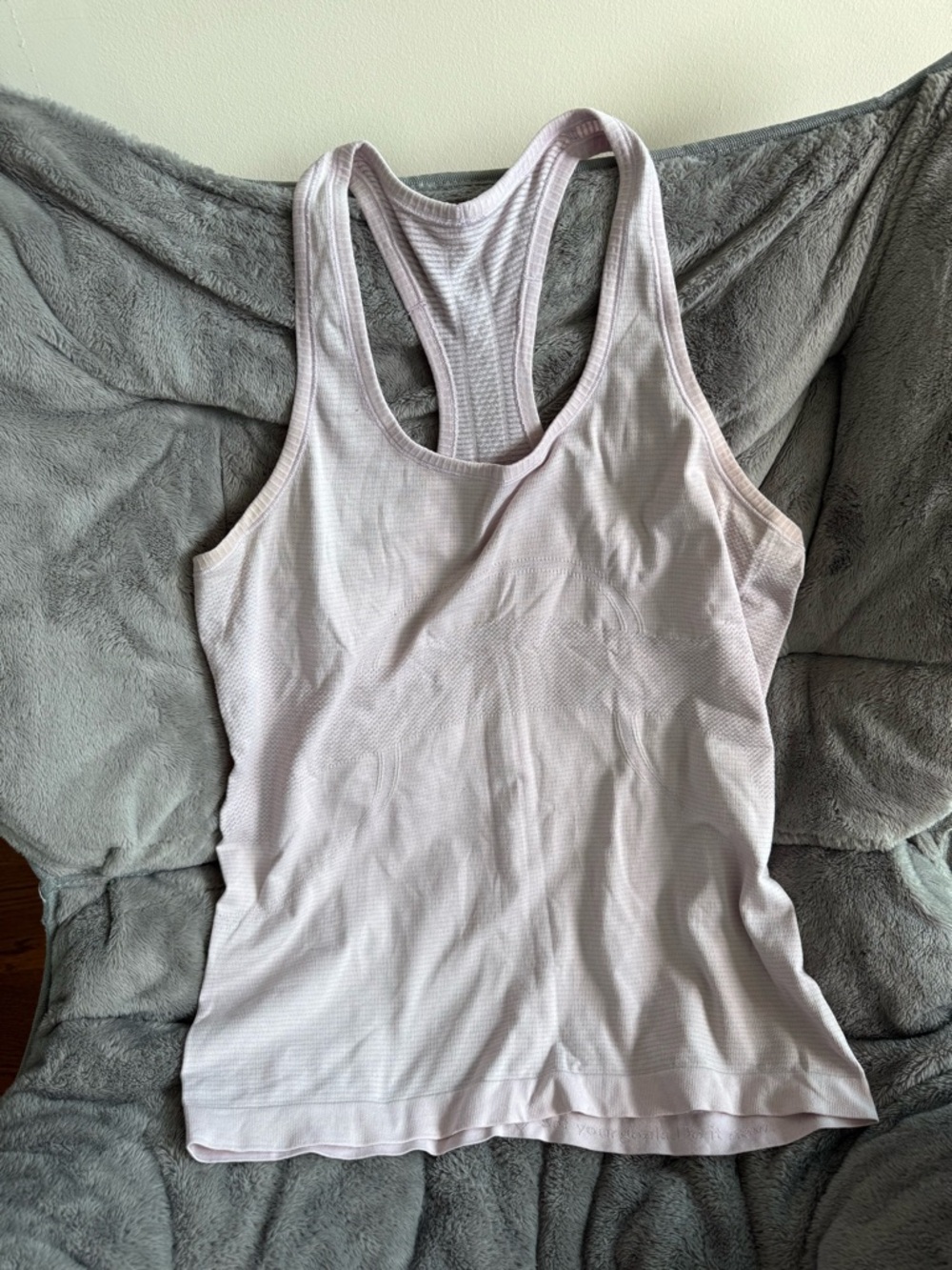 lululemon athletica Pale Purple Racerback Tank Top